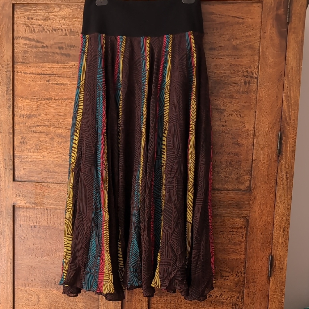Jones New York Silk Skirt Long Fully Lined